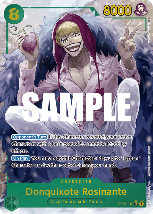 Donquixote Rosinante (Character) (OP04-119) (SEC) (Alternate Art)