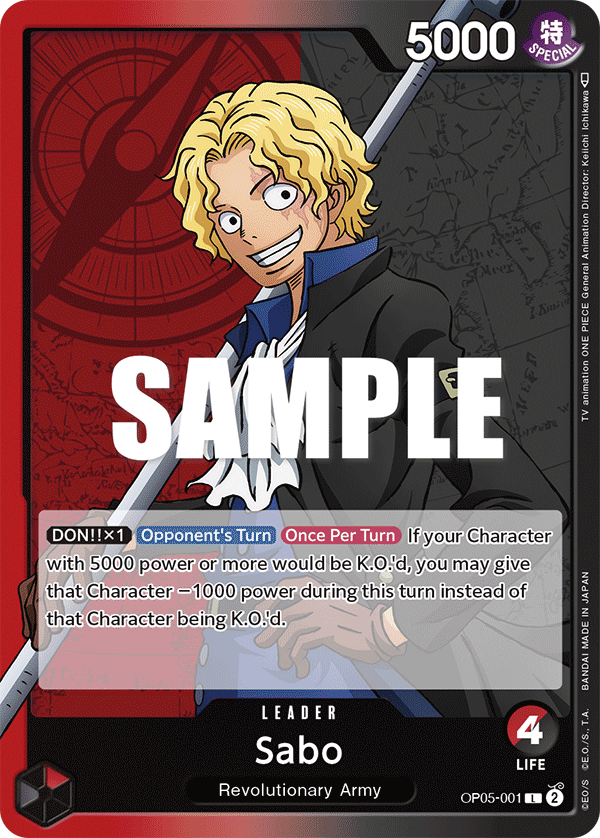 Sabo (Leader) (OP05-001)
