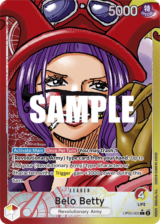 Belo Betty (Leader) (OP05-002) (Alternate Art)