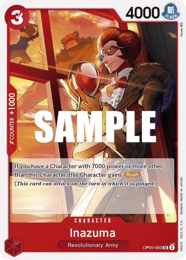 Inazuma (Character) (OP05-003) (UC)