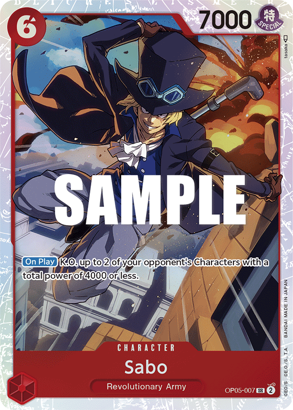 Sabo (Character) (OP05-007) (SR)