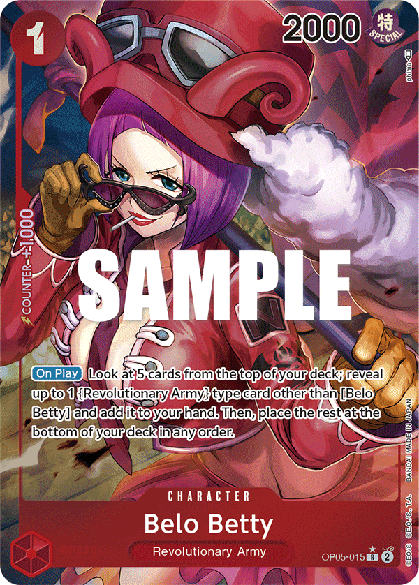 Belo Betty (Character) (OP05-015) (Alternate Art)