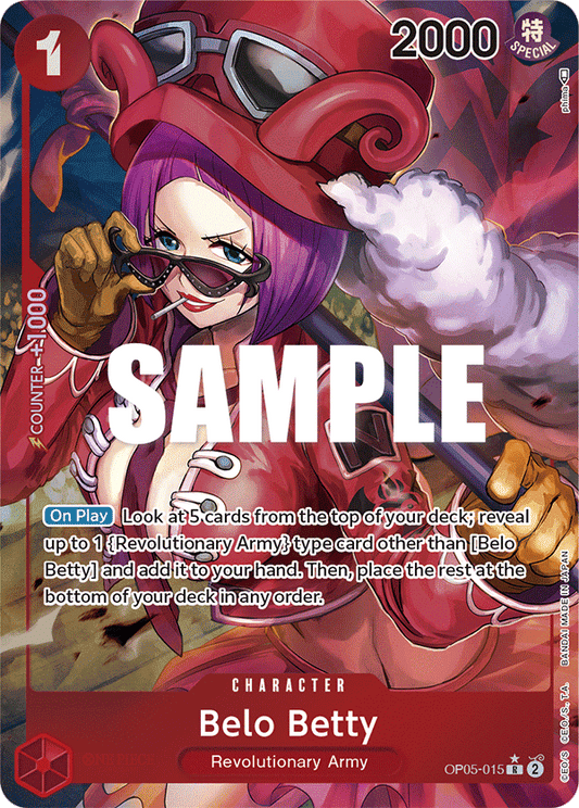 Belo Betty (Character) (OP05-015) (Alternate Art)
