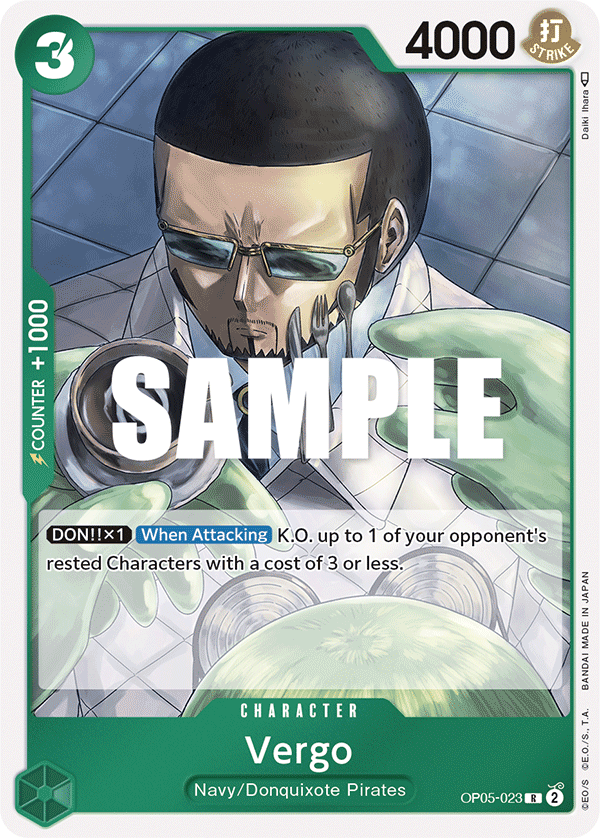 Vergo (Character) (OP05-023) (R)