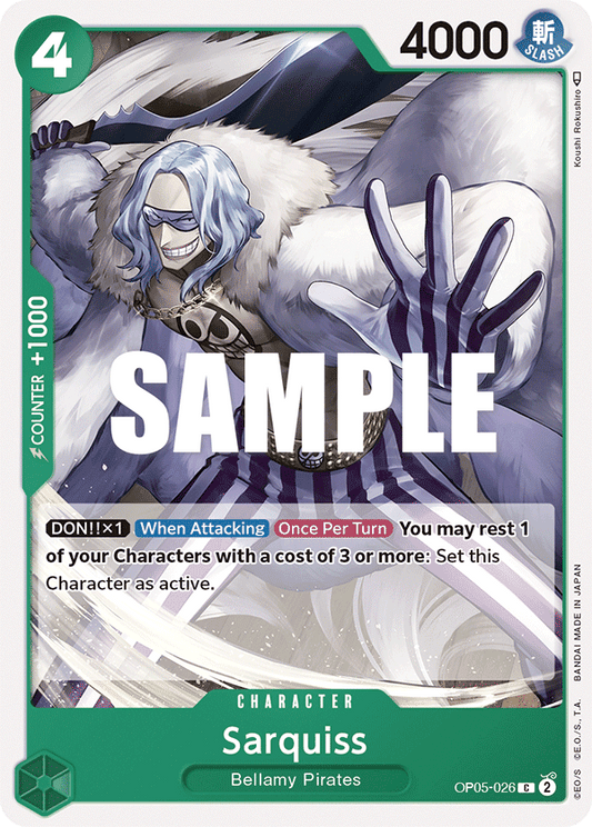 Sarquiss (Character) (OP05-026) (C)