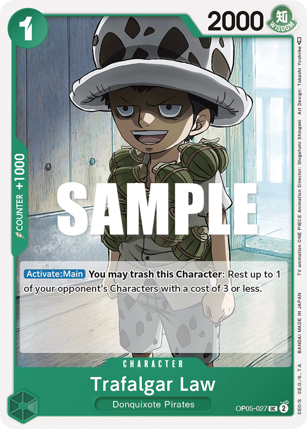 Trafalgar Law (Character) (OP05-027) (UC)