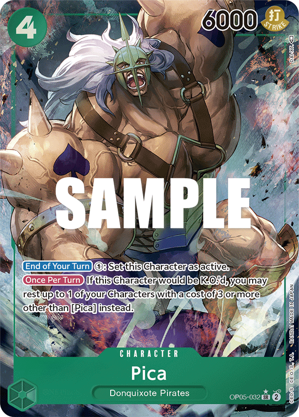 Pica (Character) (OP05-032) (SR) (Alternate Art)