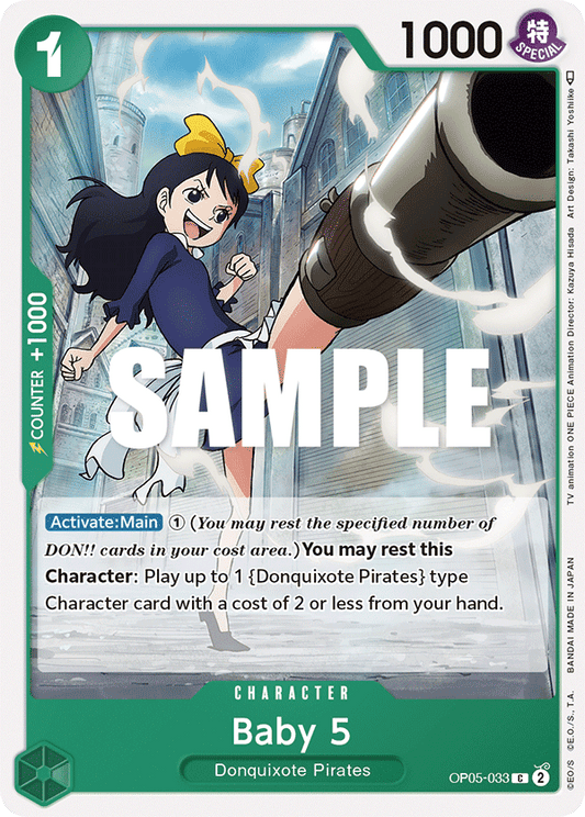 Baby 5 (Character) (OP05-033) (C)