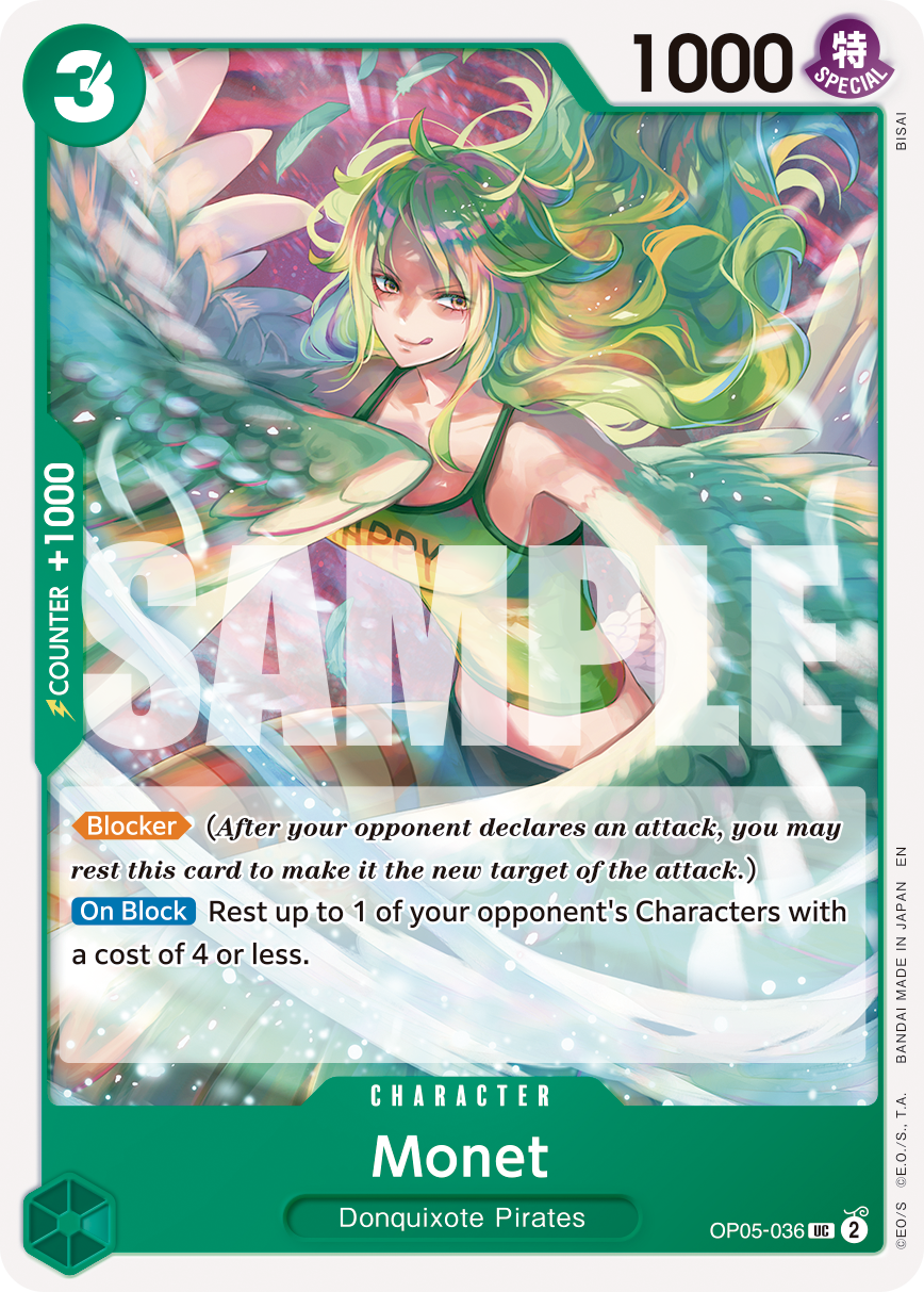 Monet (Character) (OP05-036) (UC) (NON-FOIL) (PRB02)
