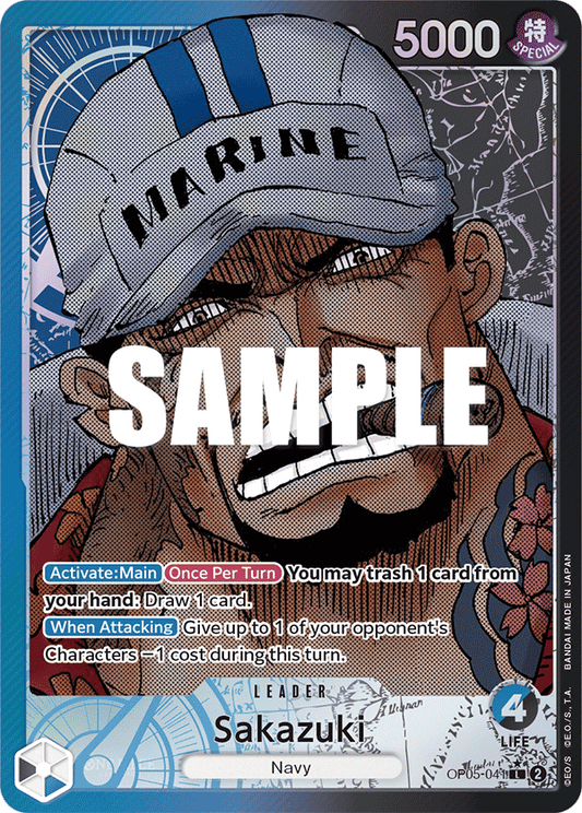 Sakazuki (Leader) (OP05-041) (Alternate Art)