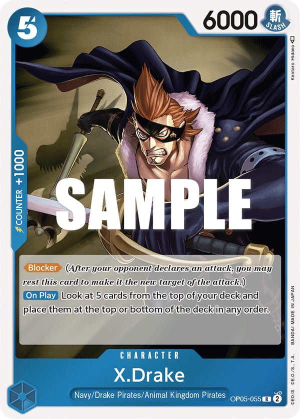X.Drake (Charcter) (OP05-055) (R)