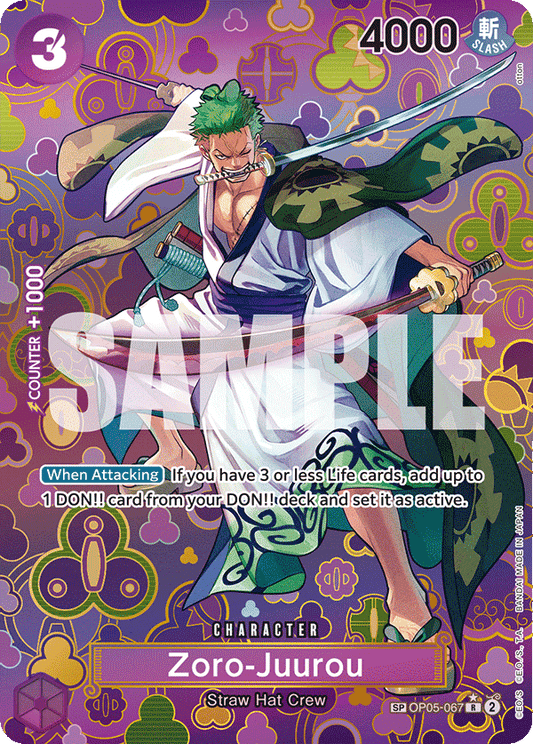 Zoro-Juurou (Character) (OP05-067) (SP)