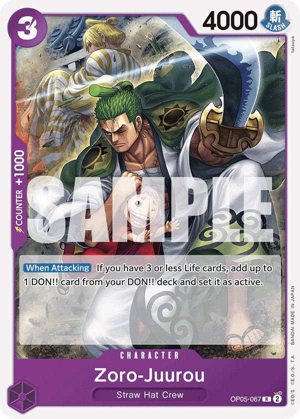 Zoro-Juurou (Character) (OP05-067) (ST18 Reprint) (R)