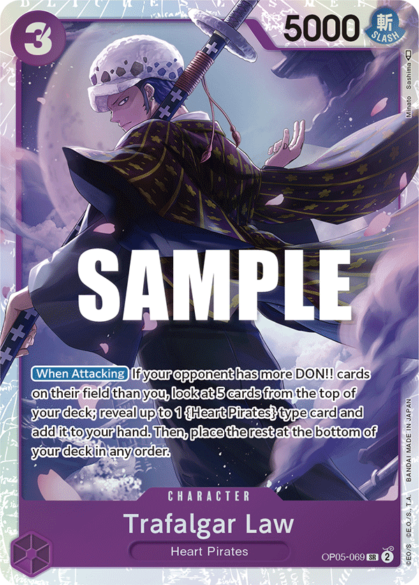 Trafalgar Law (Character) (OP05-069) (SR)