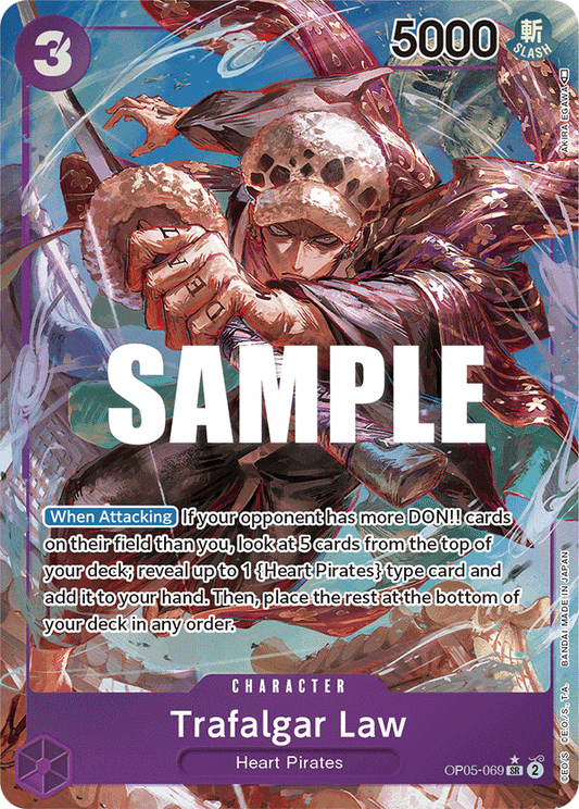 Trafalgar Law (Character) (OP05-069) (SR) (Alternate Art)