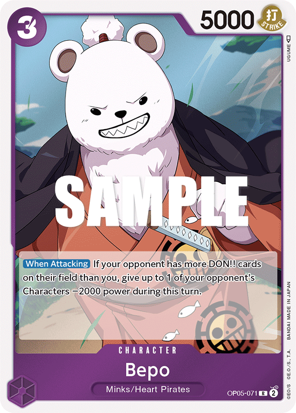 Bepo (Character) (OP05-071) (R)