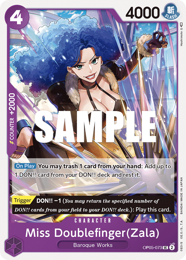Miss Doublefinger (Character) (OP05-073) (UC)