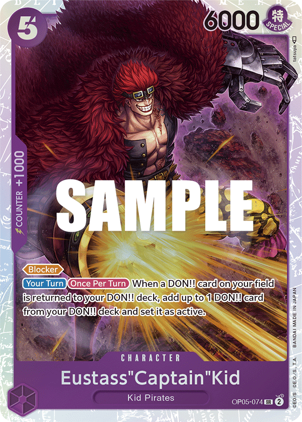 Eustass Captain Kid (Character) (OP05-074) (SR)