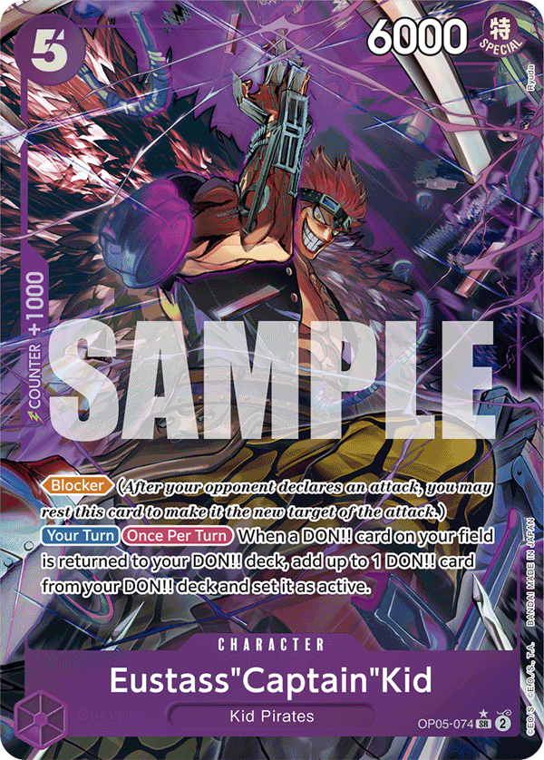 Eustass Captain Kid (Character) (OP05-074) (PRB01 Reprint) (SR) (Alternate Art)