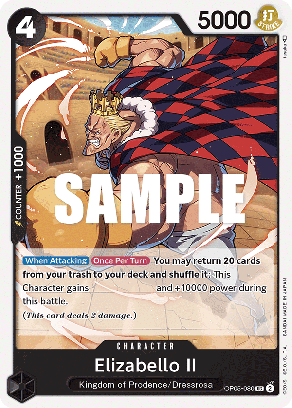 Elizabello II (Character) (OP05-080) (UC)