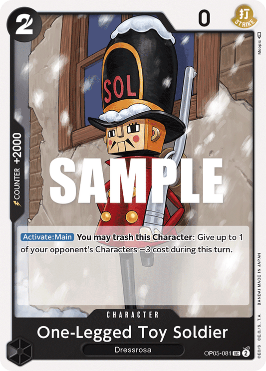 One-Legged Toy Soldier (Character) (OP05-081) (UC)