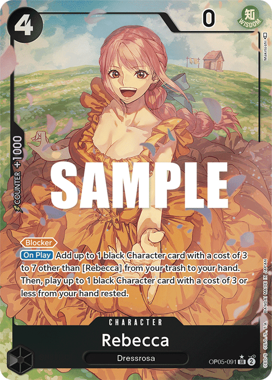 Rebecca (Character) (OP05-091) (SR) (Alternate Art)