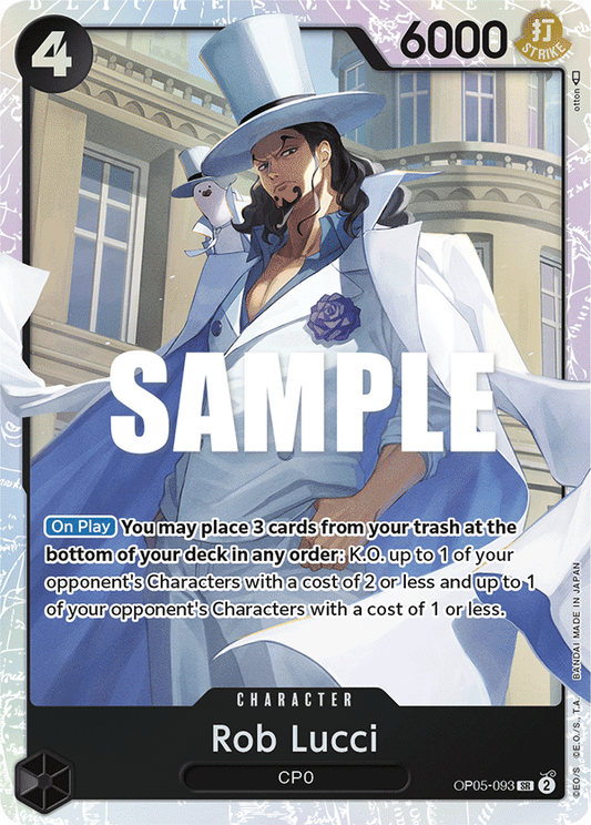 Rob Lucci (Character) (OP05-093) (SR)