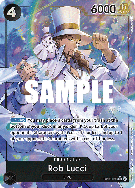 Rob Lucci (Character) (OP05-093) (SR) (Alternate Art)