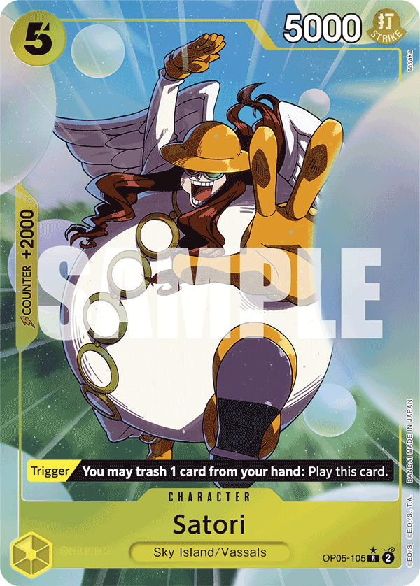 Satori (Character) (OP05-105) (PRB01 Reprint) (R) (Alternate Art)