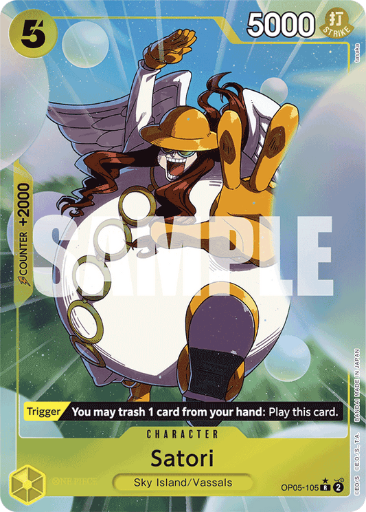 Satori (Character) (OP05-105) (PRB01 Reprint) (R) (Alternate Art)