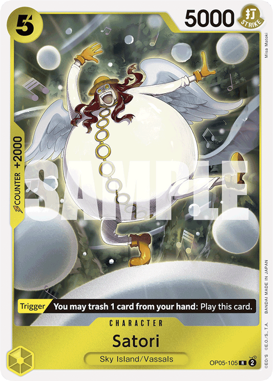 Satori (Character) (OP05-105) (PRB01 Reprint) (R)