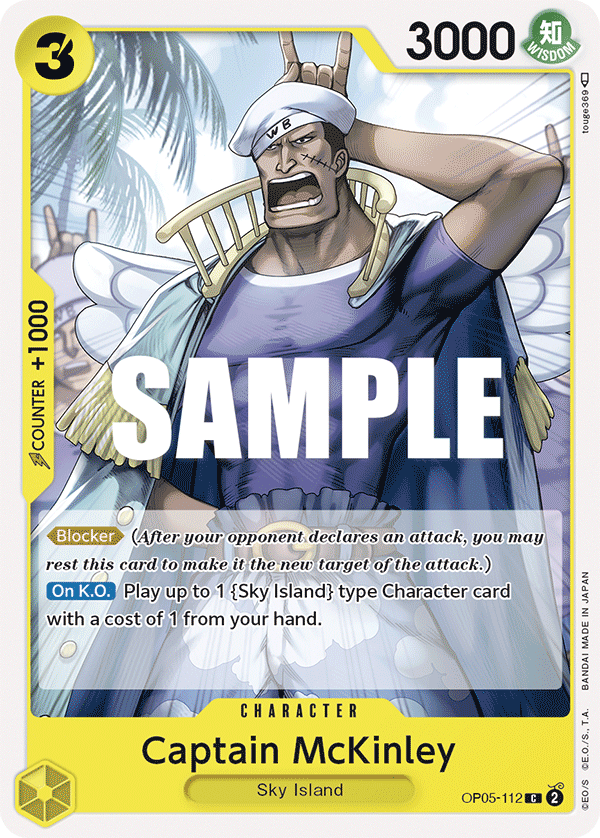 Captain McKinley (Character) (OP05-112) (C)