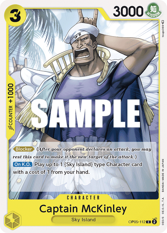 Captain McKinley (Character) (OP05-112) (C)