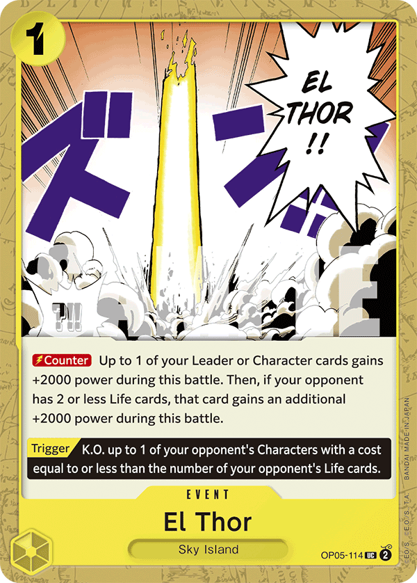 El Thor (Event) (OP05-114) (PRB01 Reprint) (UC)