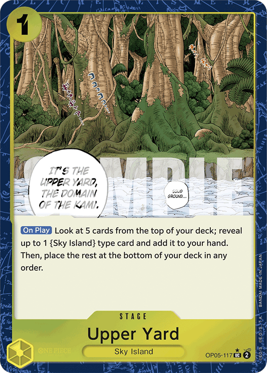 Upper Yard (Stage) (OP05-117) (PRB01 Reprint) (UC) (Textured Foil)