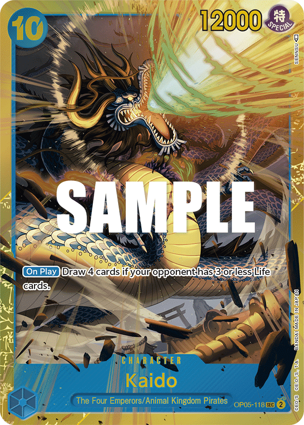 Kaido (Character) (OP05-118) (SEC)
