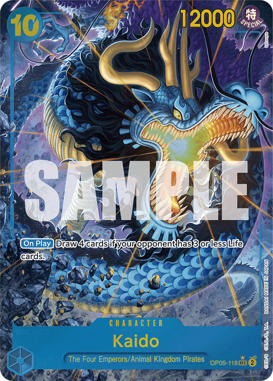 Kaido (Character) (OP05-118) (PRB01 Reprint) (SEC) (Alternate Art)