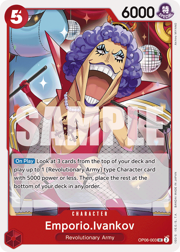 Emporio Ivankov (Character) (OP06-003) (PRB01 Reprint) (UC)