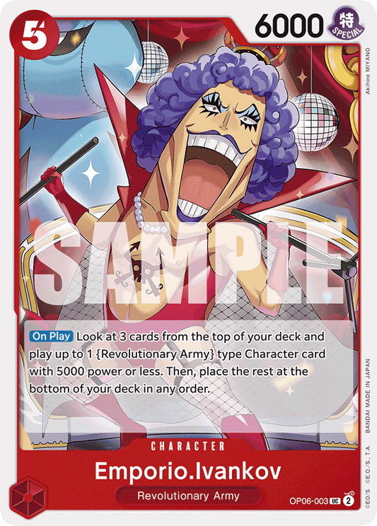 Emporio Ivankov (Character) (OP06-003) (PRB01 Reprint) (UC)