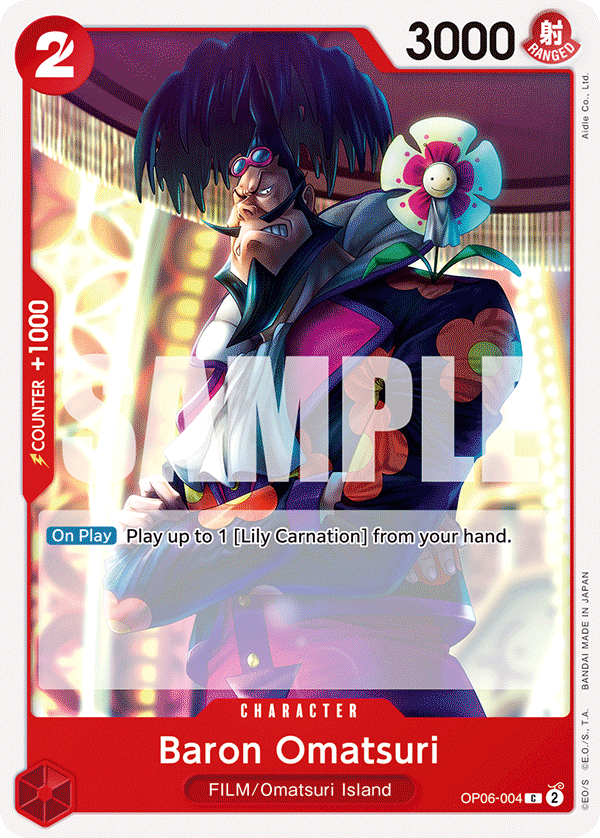Baron Omatsuri (Character) (OP06-004) (C)