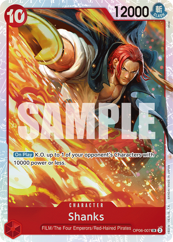 Shanks (Character) (OP06-007) (SR)