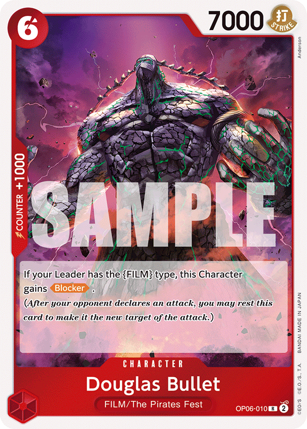 Douglas Bullet (Character) (OP06-010) (R)