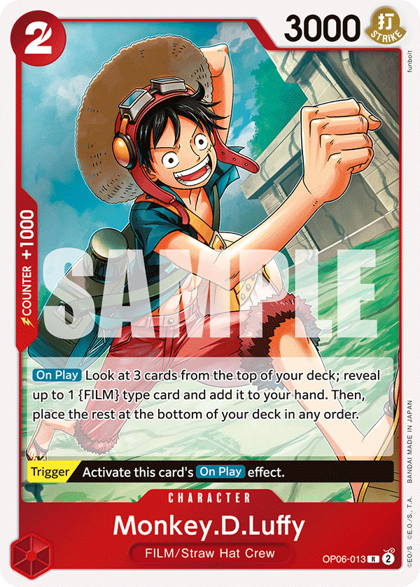 Monkey D Luffy (Character) (OP06-013) (R)
