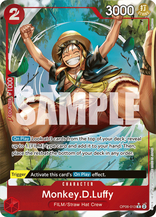 Monkey D Luffy (Character) (OP06-013) (R)
