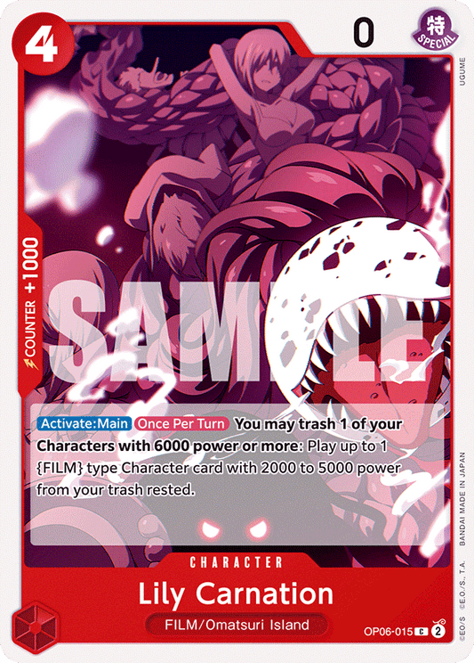 Lily Carnation (Character) (OP06-015) (C)
