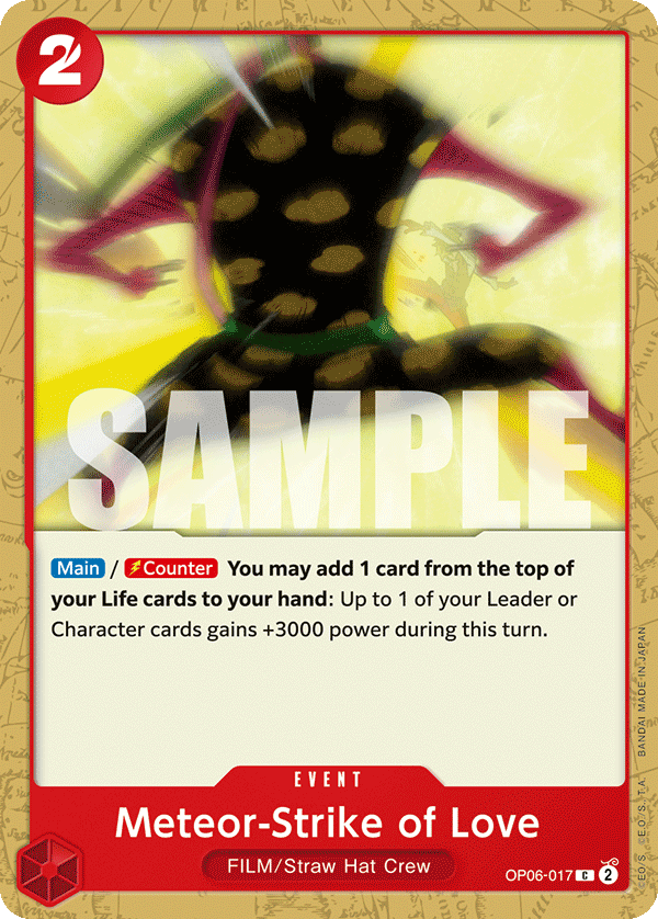 Meteor-Strike of Love (Event) (OP06-017) (C)