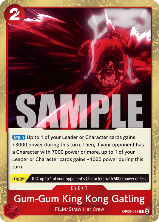 Gum-Gum King Kong Gatling (Event) (OP06-018) (R)