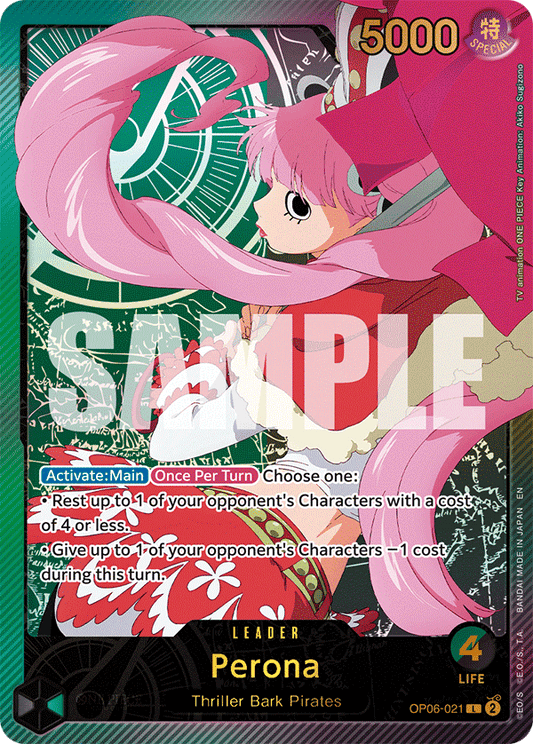 Perona (Leader) (OP06-021) (Alternate Art) (GOLD)