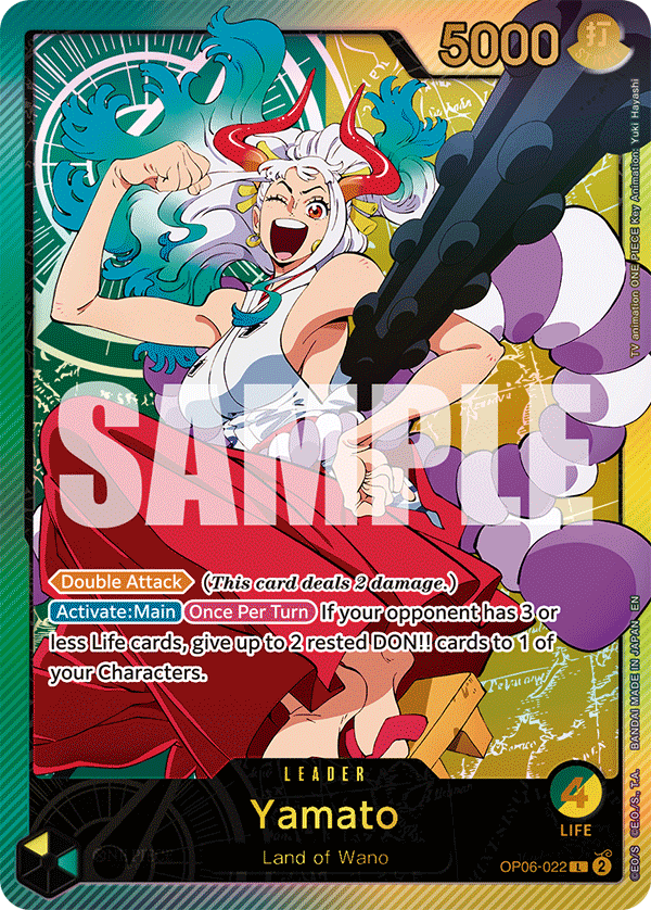 Yamato (Leader) (OP06-022) (Alternate Art) (GOLD)