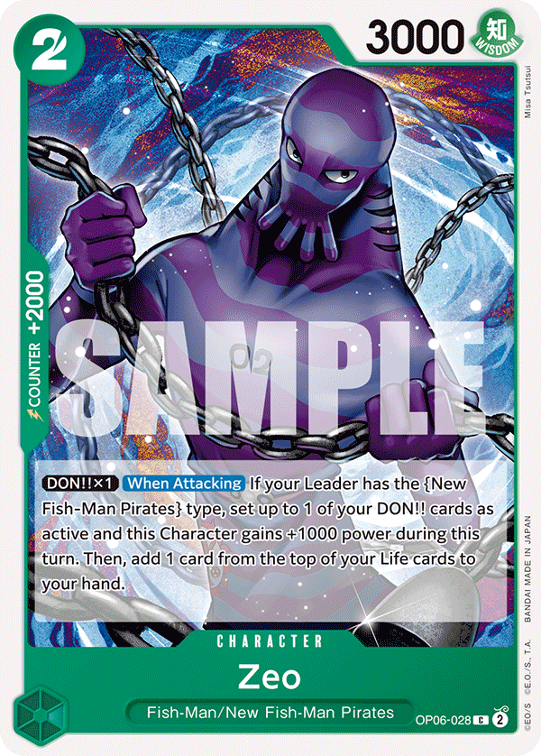 Zeo (Character) (OP06-028) (C)